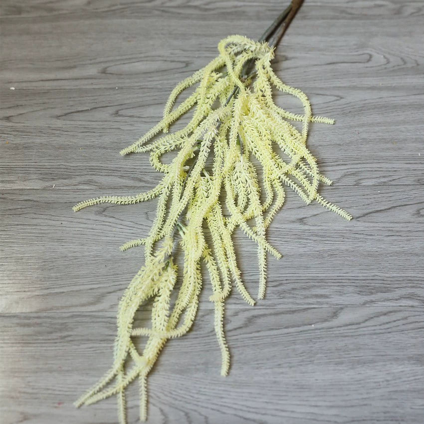 Künstlicher Fuchsschwanz hängend 103 cm, Naturgetreuer Amaranth für hohe Vasen, Hochzeitsfloristik, Event-Deko, 3 Farben