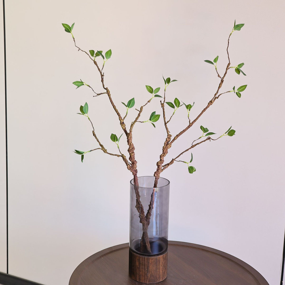 Hochwertige Kunstpflanze mit grünen Blättern, 84 cm, täuschend echt, ideal für Hochzeiten, Cafés und Wohnraumdekoration, pflegeleicht, langlebig