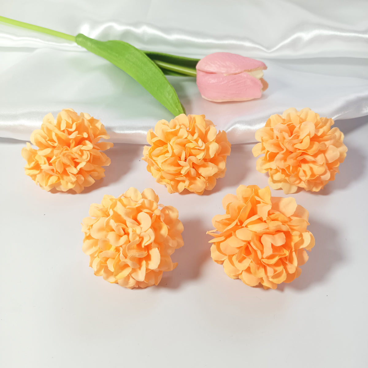 10er Set Hortensienköpfe künstlich, 4,5 cm, hochwertige Blüten für DIY, Hochzeit, Gestecke & Dekoration, realistisch & langlebig