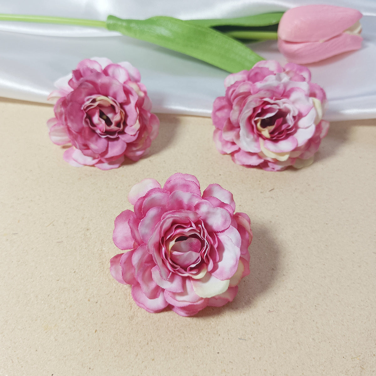 Künstliche Hortensienköpfe 10er Set, 5cm Blüten, Realistische Kunstblumen für DIY Bastelprojekte, Hochzeit, Gestecke, Anstecker, Deko