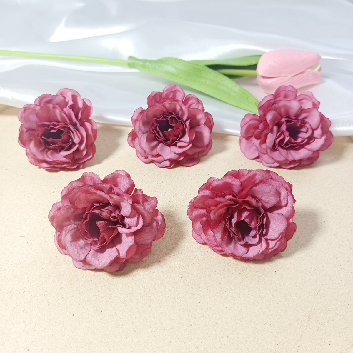 Künstliche Hortensienköpfe 10er Set, 5cm Blüten, Realistische Kunstblumen für DIY Bastelprojekte, Hochzeit, Gestecke, Anstecker, Deko