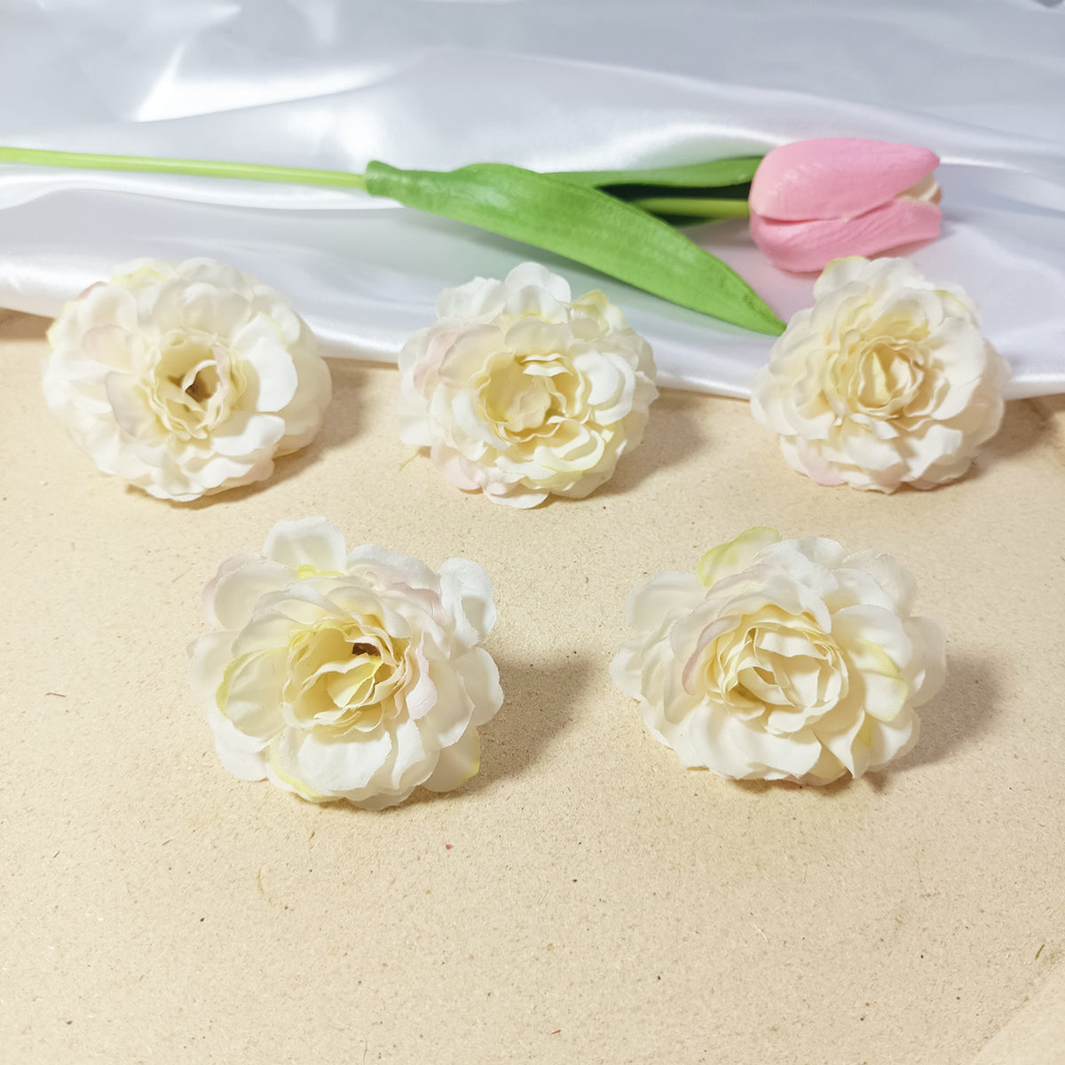 Künstliche Hortensienköpfe 10er Set, 5cm Blüten, Realistische Kunstblumen für DIY Bastelprojekte, Hochzeit, Gestecke, Anstecker, Deko
