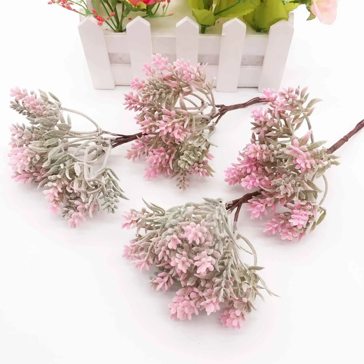 Echte-Look Lavendelstrauß 14cm, hochwertig, ideal für Hochzeiten, DIY Deko, Geschenke, langlebig, pflegeleicht, für Floristen und Eventplaner