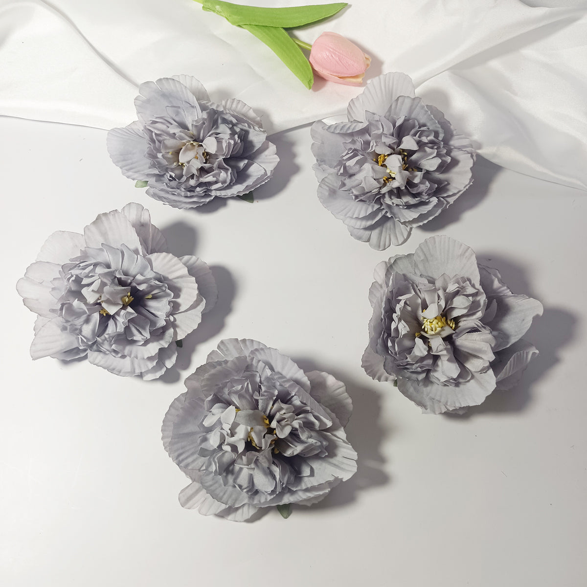 10x Pfingstrosenköpfe künstlich, Ø 10 cm, hochwertige Seidenblumen für DIY-Projekte, Gestecke, Hochzeitsdeko, Mengenrabatt für Floristen