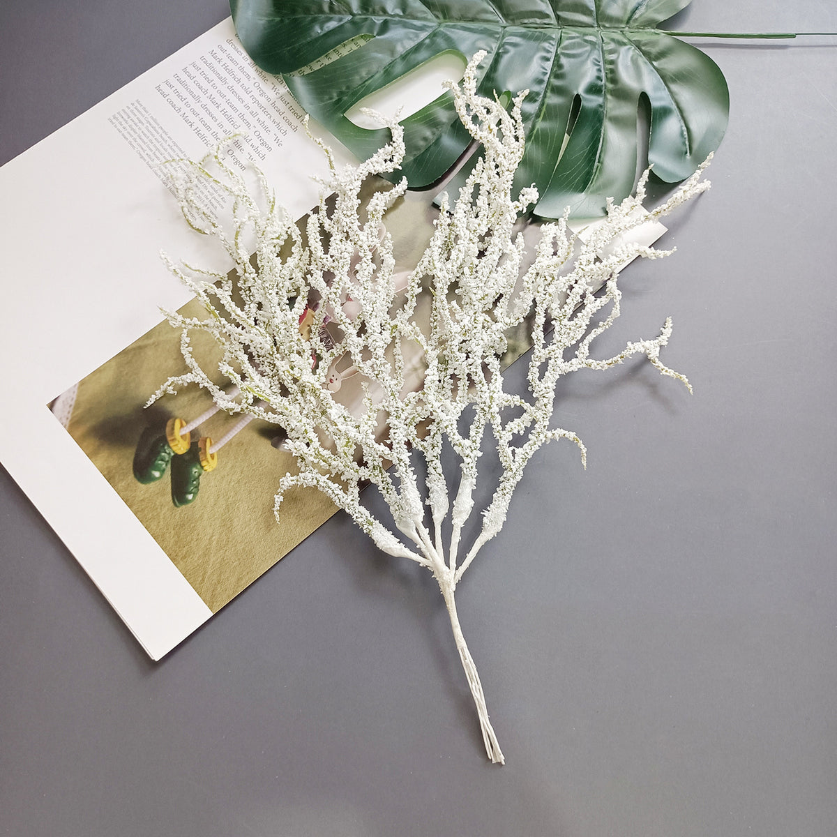 25 cm künstliche Zweige, realistische Deko-Pflanzen für Hochzeiten, Events, Wohnaccessoires, langlebig und pflegeleicht
