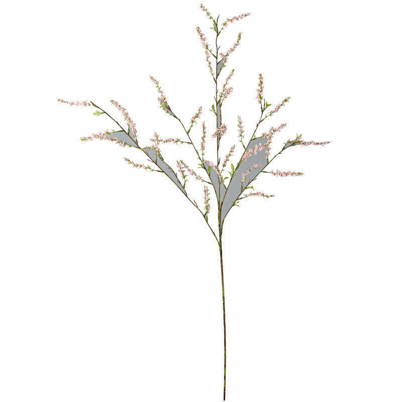 Künstliche Weidenzweige 108 cm, Real-Touch, Weiß/Pink, Hochzeitsdekoration, Blumengestecke, Innendekoration