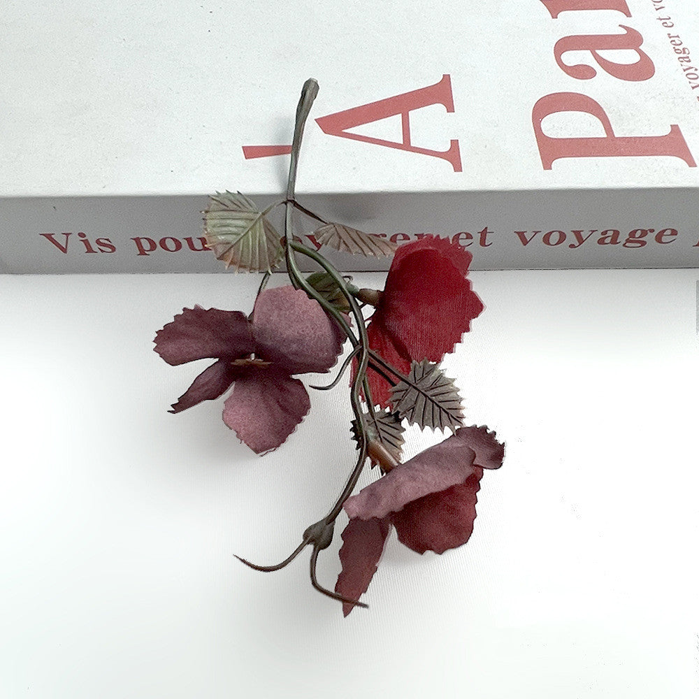 Künstliche Herbst-Traubenblätter, 10 cm, Real-Touch, für Hochzeiten, Dekoration, DIY-Floristik, Brautaccessoires, Herbstdekoration