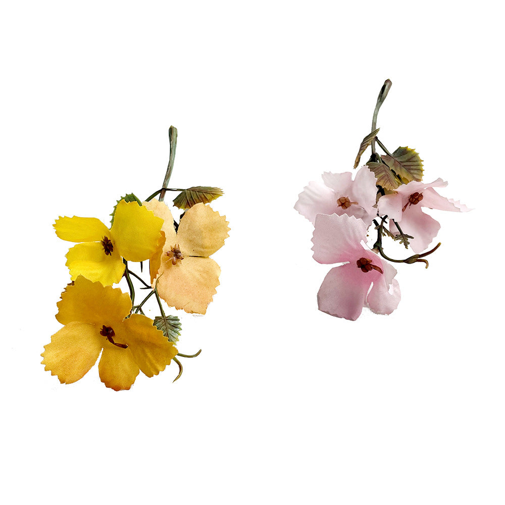 Künstliche Herbst-Traubenblätter, 10 cm, Real-Touch, für Hochzeiten, Dekoration, DIY-Floristik, Brautaccessoires, Herbstdekoration