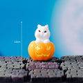 Halloween-Dekoration Kristallkugel mit Kürbis, Geist & Skelett, 3er-Set, Kunstharz, 15 Designs, für Hochzeiten, Geschäfte, Zuhause