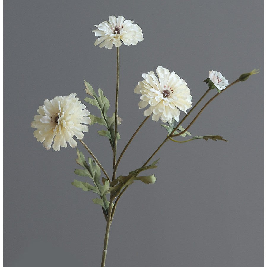 Künstliche Herbst-Chrysantheme, 53 cm, Seidenblume, realistisch für Hochzeit, Wohnkultur, Cottagecore-Dekoration, Einzelstiel