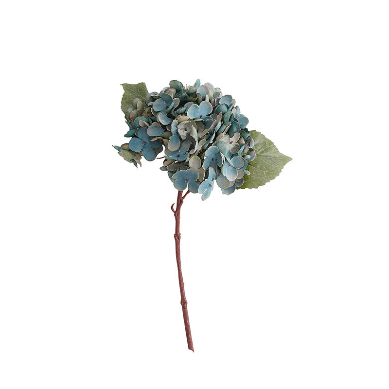 Künstliche Hortensie (33 cm) aus Seide, retro Farben, für Hochzeitsdeko, Wohnaccessoires, Hotel- & Gewerbedekoration