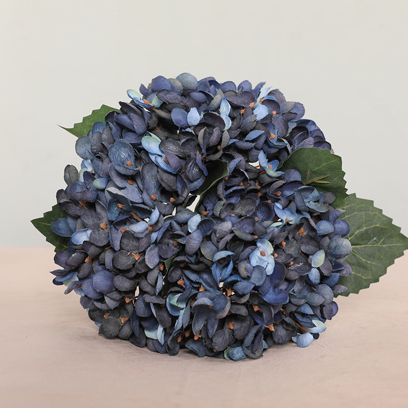 3x künstliche Hortensie Stiele aus Seide, 33 cm, realistisch, für Hochzeit, Dekoration, Shop, Büros, ganzjährig, beugbar