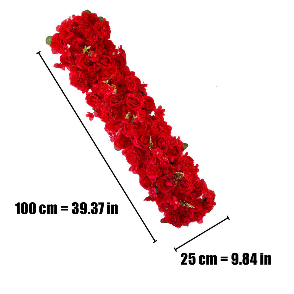 100cm Seidenrose, hochwertige Kunstblume für Hochzeitsdekoration, Innen- und Außenbereich, moderne und rustikale Stilrichtungen