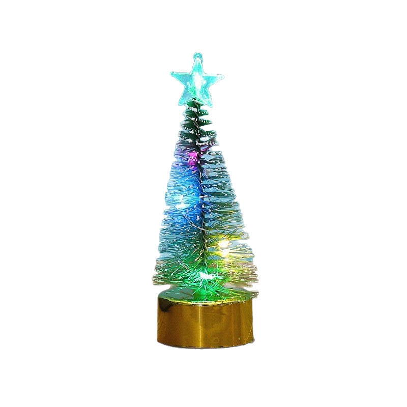 Künstliche Kiefer mit LED-Beleuchtung, 12-25,5 cm, Weihnachtsdekoration, Tischdeko, Ladenausstattung, Geschenk