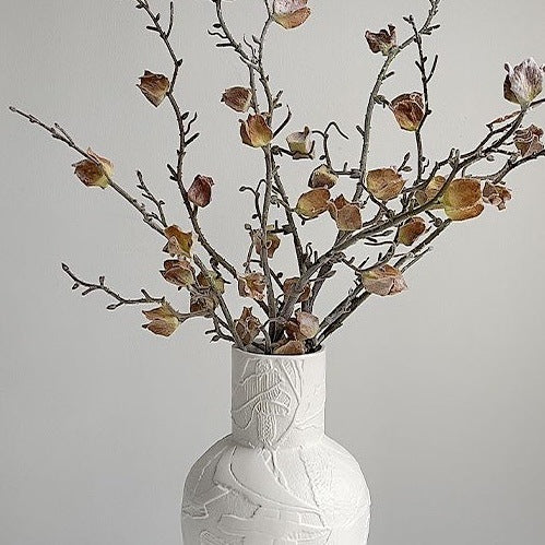 Künstliche Hibiskusblüte, 72 cm, Seidenblume, realistische Dekoblume für Vase, Hochzeit, Event, Bürodeko, Wohnzimmer, Grabgestaltung