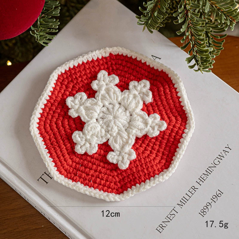 Weihnachtsdeko,  Handgefertigte Woll-Filz-Geschenke, Ø 11-13 cm, Weihnachtsgeschenk, Tischdeko, Hochzeit, Café