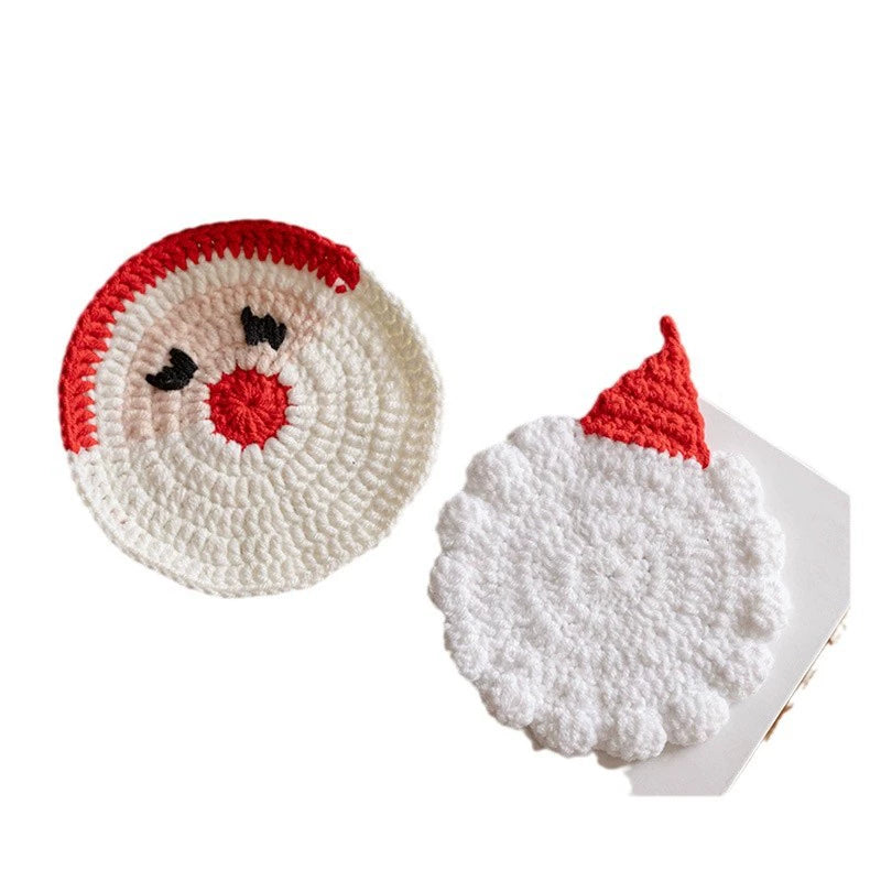 Weihnachtsdeko,  Handgefertigte Woll-Filz-Geschenke, Ø 11-13 cm, Weihnachtsgeschenk, Tischdeko, Hochzeit, Café