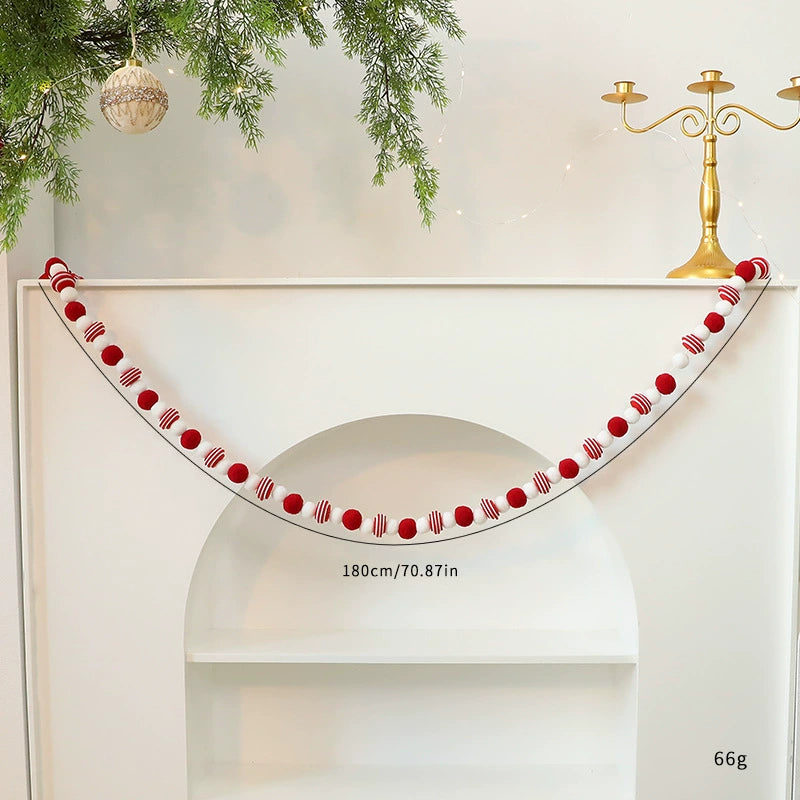 Butterfly-Schleifen-Girlande 180 cm, künstliche Weihnachtsdekoration für Hotel, Schaufenster, Hochzeit, Festliche Raumgestaltung