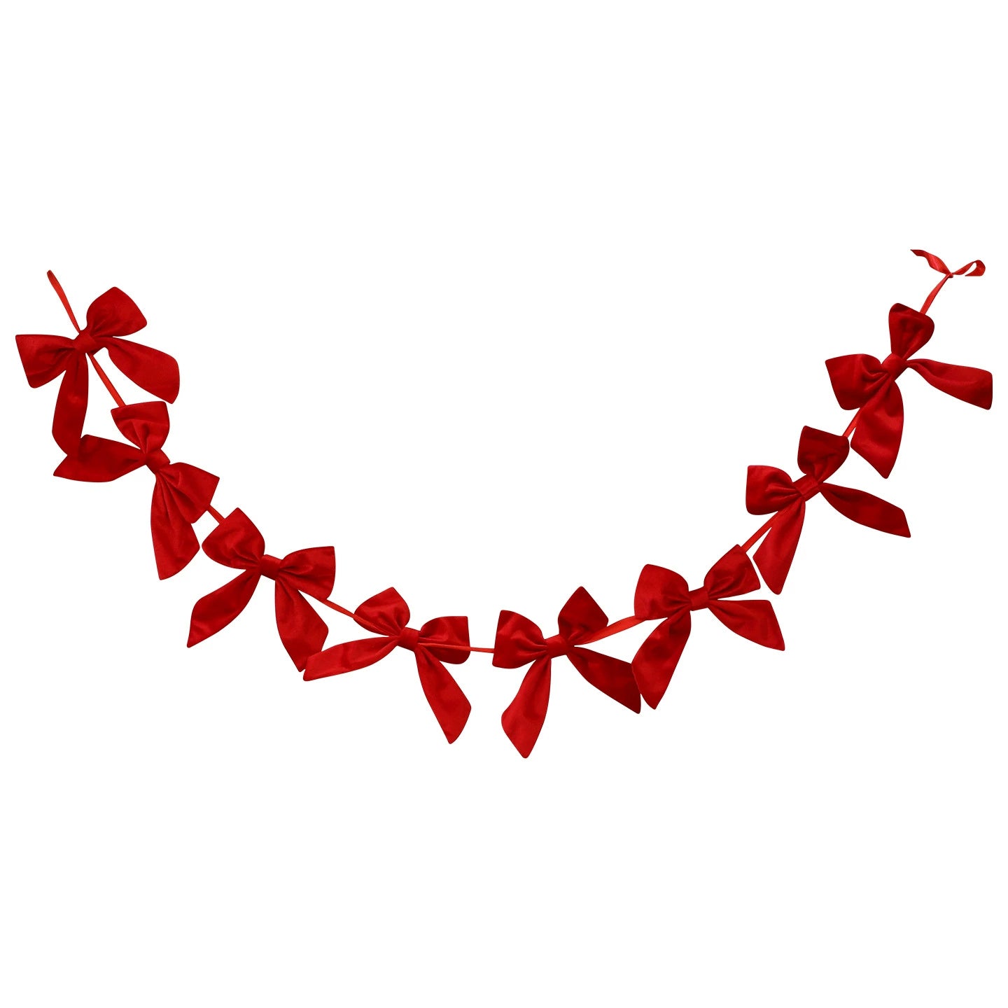 Butterfly-Schleifen-Girlande 180 cm, künstliche Weihnachtsdekoration für Hotel, Schaufenster, Hochzeit, Festliche Raumgestaltung