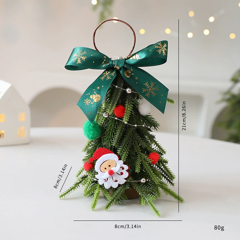 Weihnachtsbaum-Dekoration, 21 cm hoch, 8 cm breit, realistisches Design, für Fensterdekoration, Weihnachtsbaum, Geschenkidee