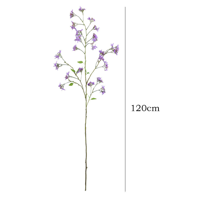 Künstliche Spirea mit Orchideen-Dekor, 120 cm, realistisch aussehende Zweige für Hochzeiten, Home Decor und Gewerberäume