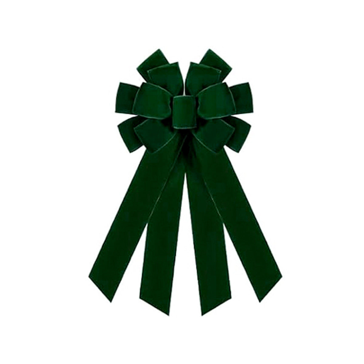 Große Weihnachtsbaumspitze Schleife, 50 cm lang, 28 cm breit – 5 Farben für Tür, Kamin, Treppe, Dekoration