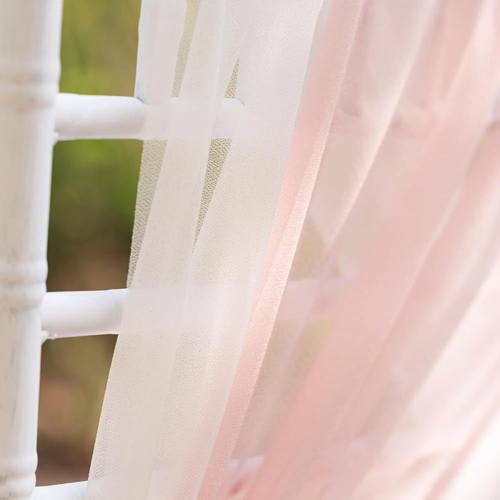 Künstliche Blume für Stuhldekoration, 60 cm, transparente Organdy-Schleifen, Set mit 2 Schleifen und 1 Blume, für Hochzeiten, Outdoor-Events
