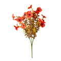 Eukalyptus-Veilchenstrauß, 36 cm, 5 Stück, Kunstblumen für Innen- und Außenbereich, Deko für Hochzeiten, Gärten und Geschäfte