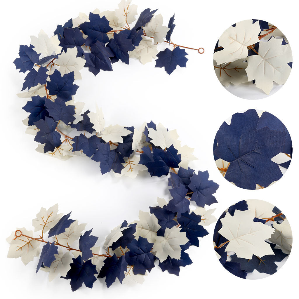 Künstliche Ahornblatt-Ranke 175 cm – Herbst-Deko, Hochzeit, Event, Ladenausstattung – realistisch, wartungsfrei