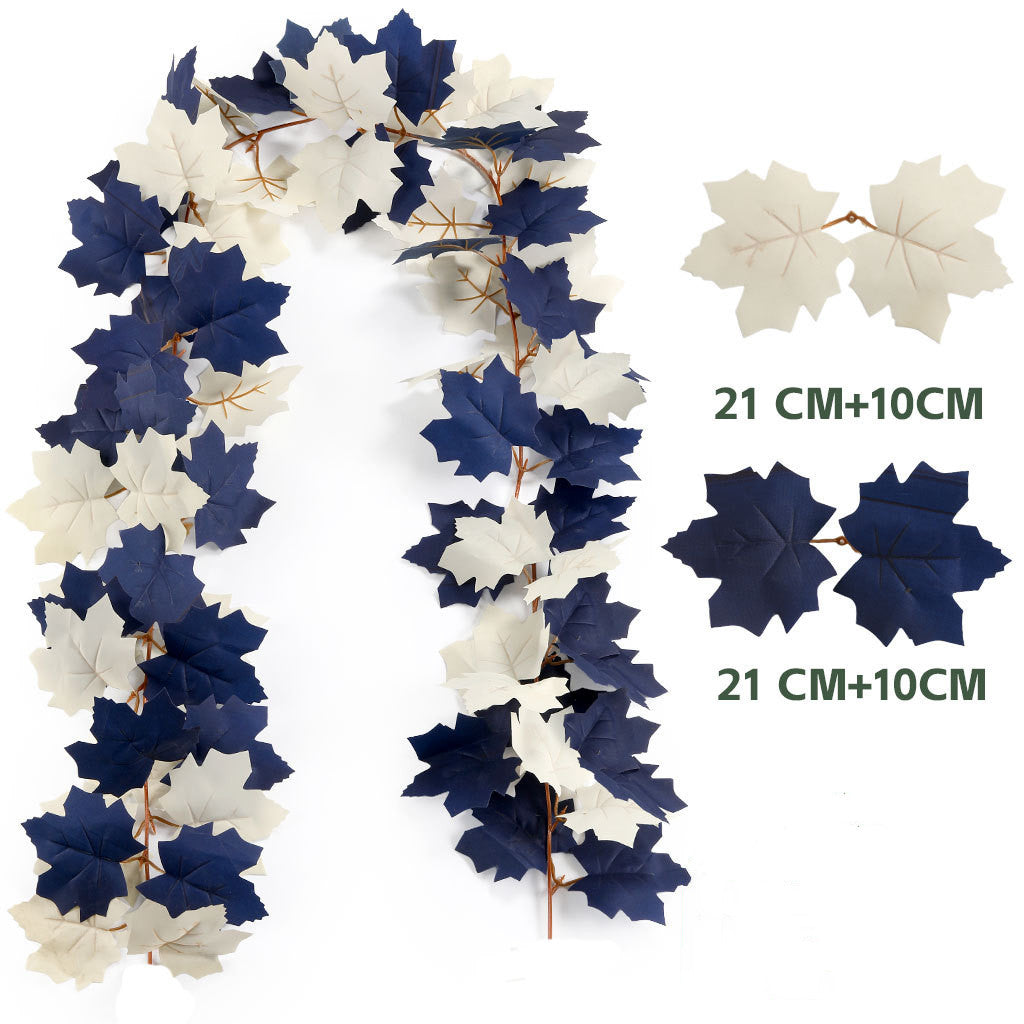 Künstliche Ahornblatt-Ranke 175 cm – Herbst-Deko, Hochzeit, Event, Ladenausstattung – realistisch, wartungsfrei