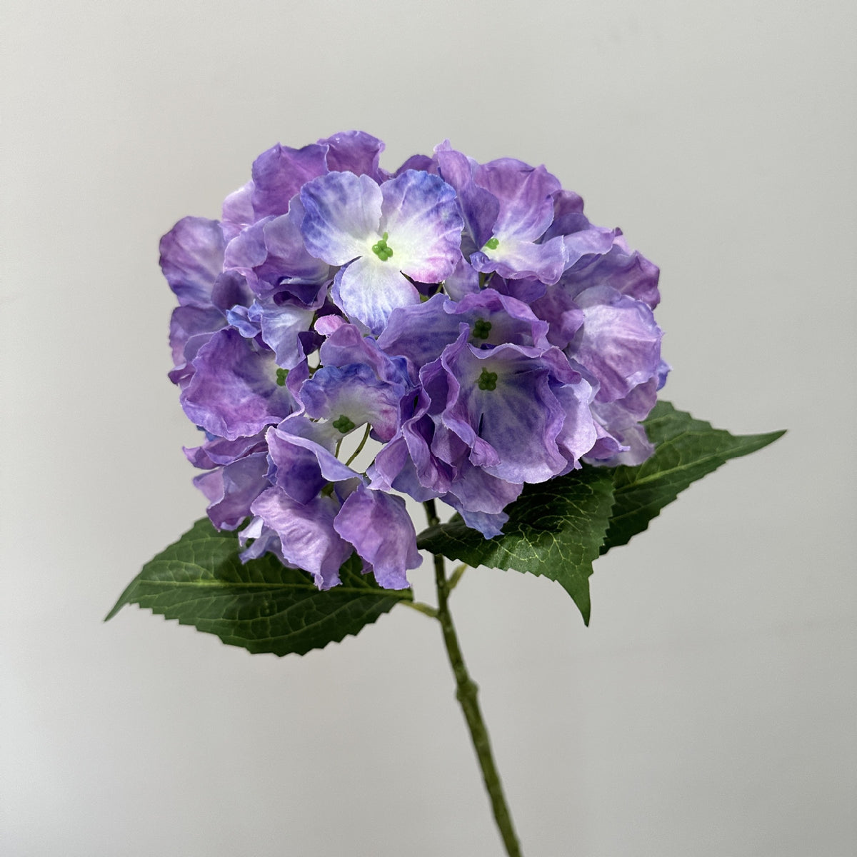 Künstliche Hortensie Vintage Herbstfarben, 57 cm, Mischmaterial, Dekoration für Hochzeit, Café, Hotel, Grabgestaltung