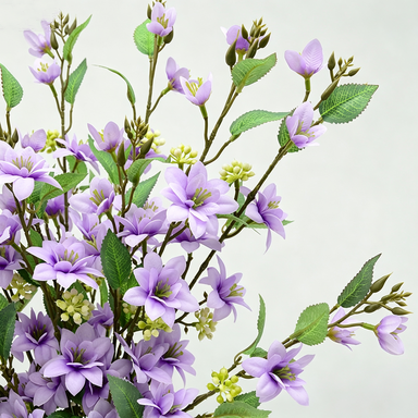 Künstlicher Jasmin-Strauch, 72 cm hoch, 11 Blüten, modern, für Hochzeit, Dekoration, Innenraum, Mischmaterial, ohne Topf