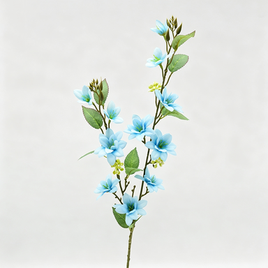 Künstlicher Jasmin-Strauch, 72 cm hoch, 11 Blüten, modern, für Hochzeit, Dekoration, Innenraum, Mischmaterial, ohne Topf