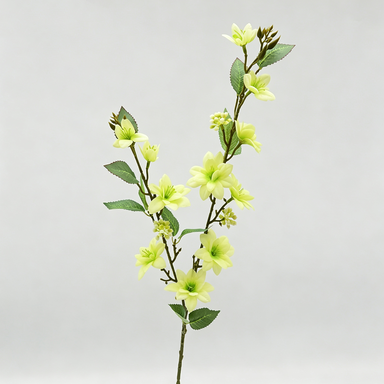 Künstlicher Jasmin-Strauch, 72 cm hoch, 11 Blüten, modern, für Hochzeit, Dekoration, Innenraum, Mischmaterial, ohne Topf
