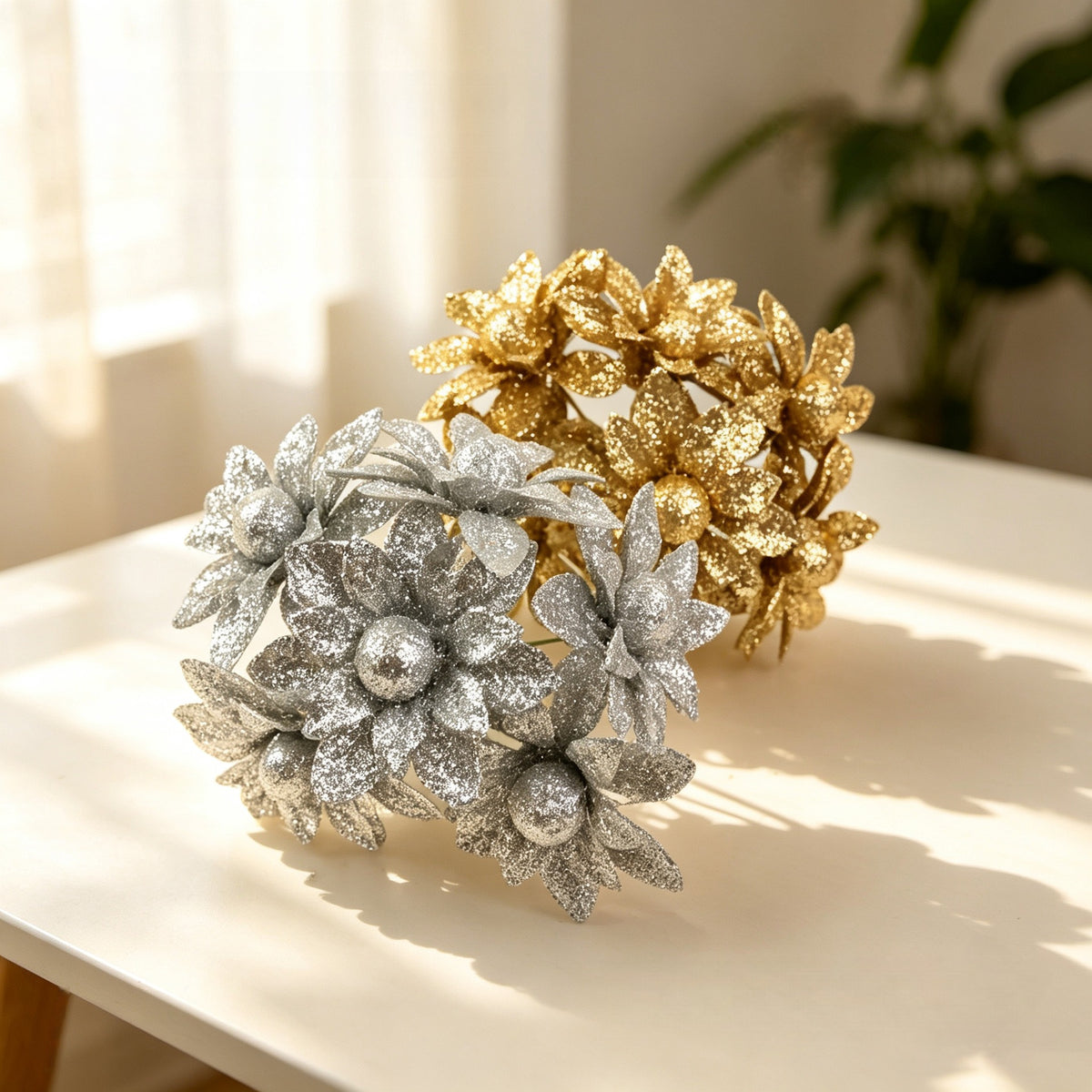 60 künstliche Wildblumenköpfe, 5 cm Durchmesser, Schaumstoff, für Hochzeiten, Dekoration, DIY-Projekte