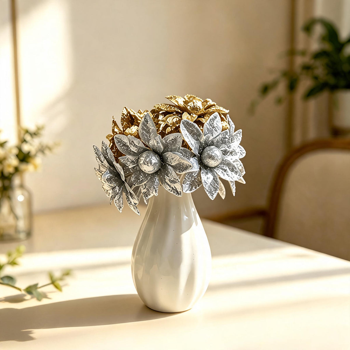 60 künstliche Wildblumenköpfe, 5 cm Durchmesser, Schaumstoff, für Hochzeiten, Dekoration, DIY-Projekte