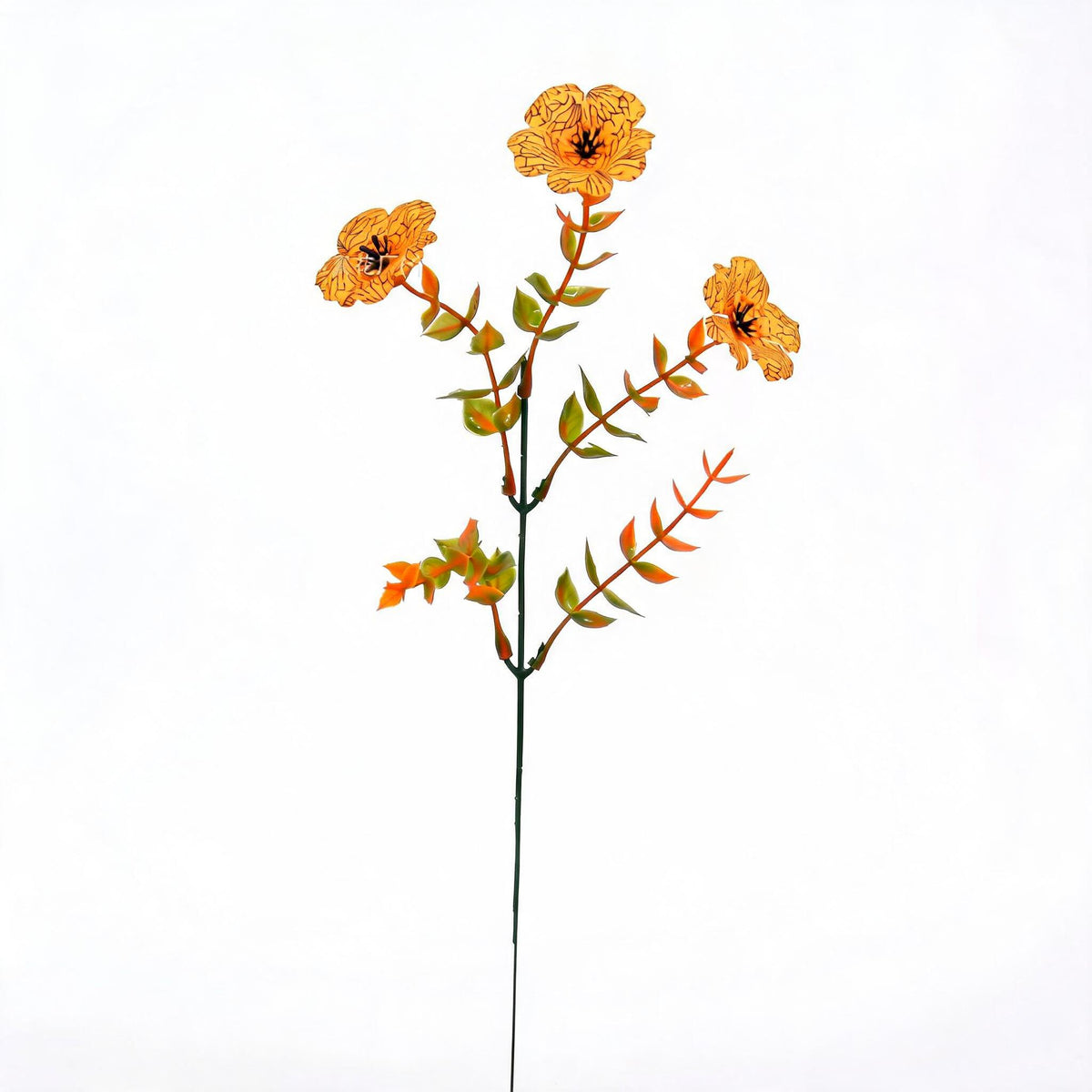 Künstliche Eukalyptus-Zweige, 32 cm, PE/PVC, 10er Pack, für Innendekoration, Hochzeiten, Einzelhandel
