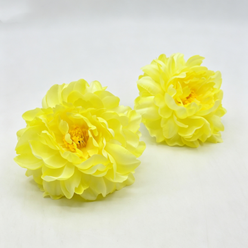 Künstliche Seiden-Pfingstrose Blütenköpfe 14 cm Ø – 3 Stück pro Pack, Hochzeit Dekoration, DIY Girlanden, Tischdekoration, Brautaccessoires