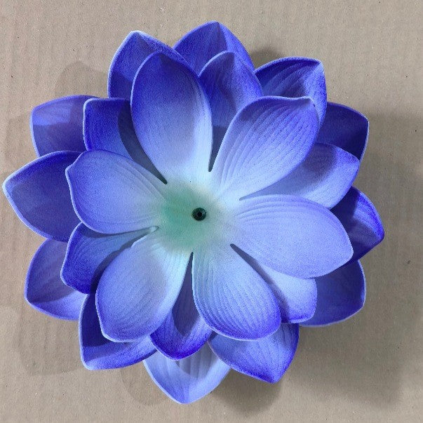 Künstliche Seerose 28 cm, plastik, realistische Lotoblume, DIY-Deko für Hochzeit, Grabschmuck, Innenraumgestaltung