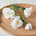 Künstliche Agapanthe 4 Blüten, Seidenblumen Busche 57 cm hoch, Hochzeitsdeko, Innenraum, Grabschmuck, langlebig, allergenfrei