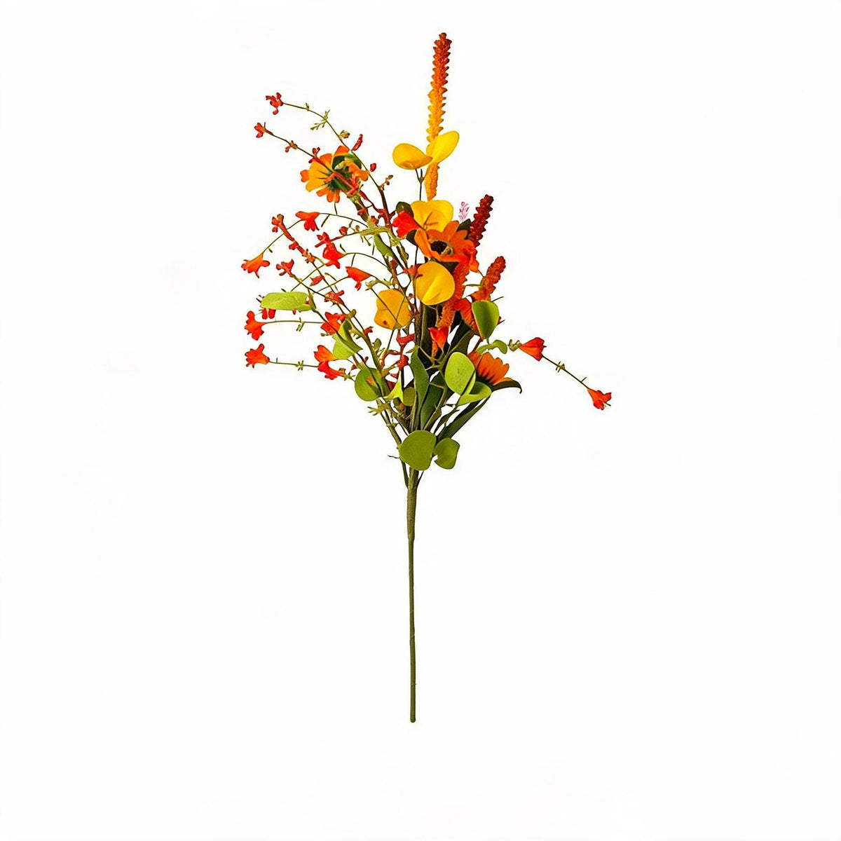 Künstliche Herbst-Gänseblümchen Büschel 75 cm, realistisch, für Dekoration Hochzeit Café Beerdigung, allergenfrei, langlebig