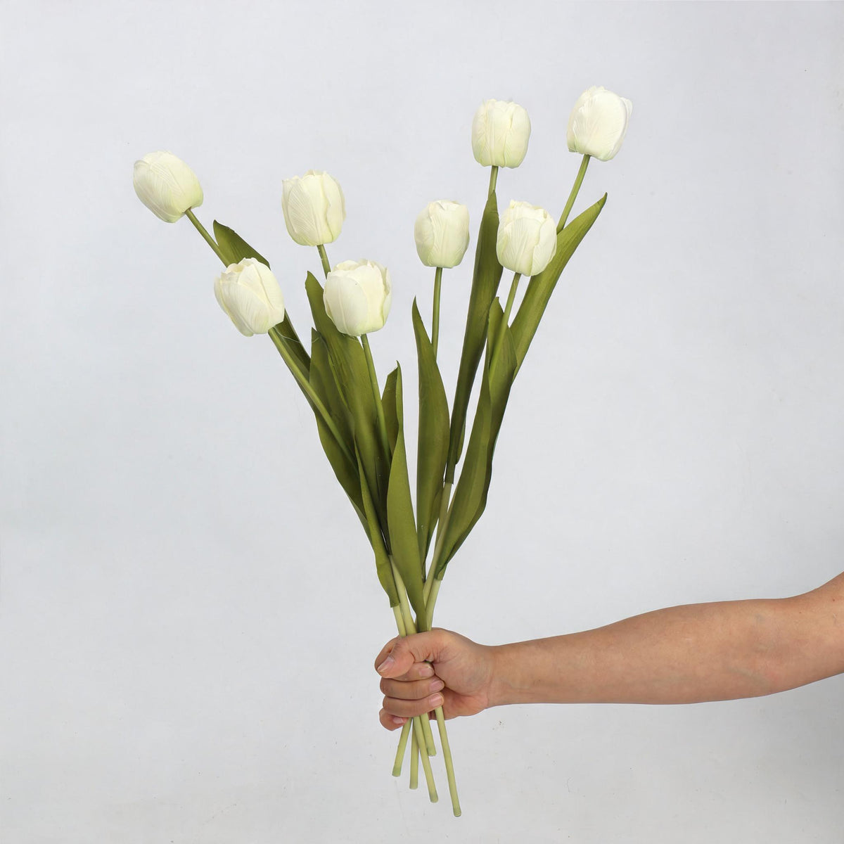 Künstliche Tulpe, Latex, 46 cm, einzeln, 6 Farben, für Hochzeiten, Geschäfte, Zuhause