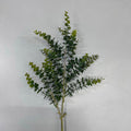 Künstlicher Eukalyptus 80 cm, Buscheinsatz für Floristik, Hochzeit, Beerdigung, Raumdekoration, langlebig, allergenfrei