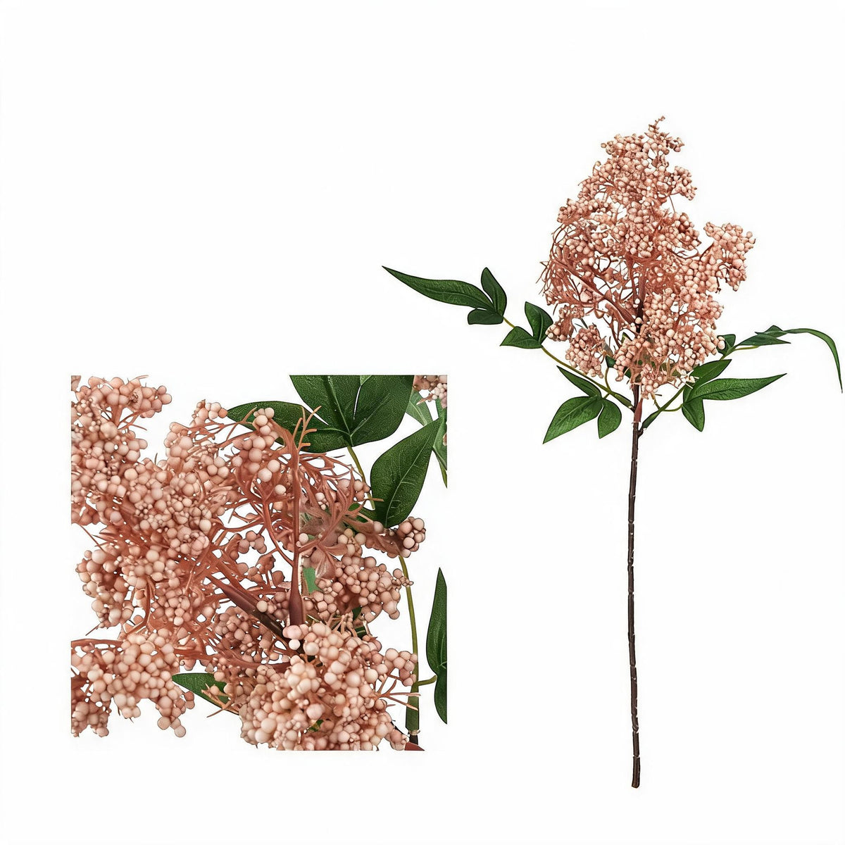 Künstliche Nandina-Beeren, 40 cm, Mischmaterial, Dekoration für Hochzeiten, Trauerfeiern und Einrichtungen