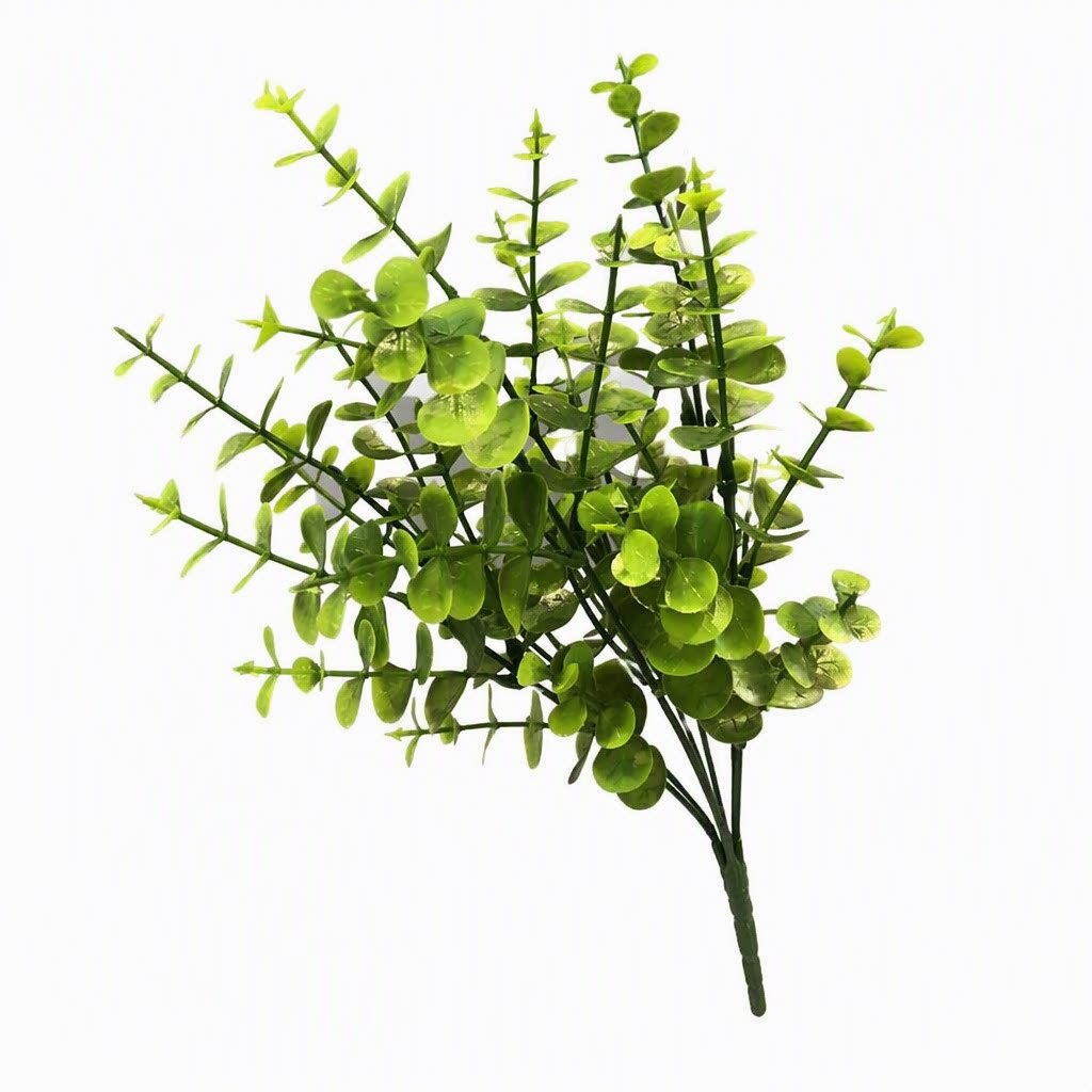 Künstliche Eukalyptus-Pflanze 30 cm, PE/PVC, realistisch, für Hochzeit, Büro, Hotel, Schaufenster, langlebig, allergikerfreundlich