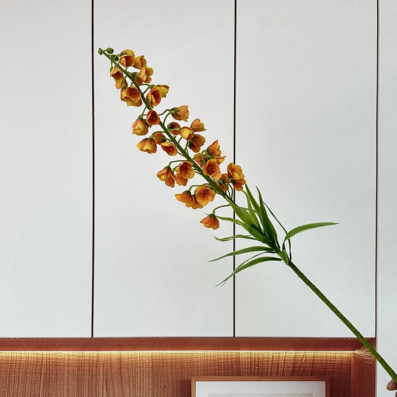 Künstliche Maiglöckchen, 76 cm, Einzelstiel mit 47 Blüten, moderne Inneneinrichtung, Wohnzimmer, Hotel, Schaufensterdekoration