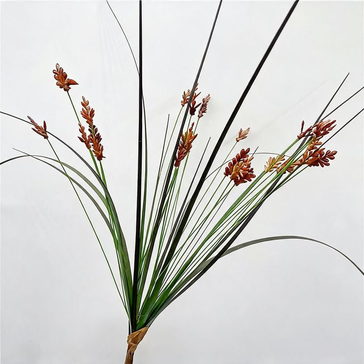 Künstliche Schilfgras-Deko, 135 cm, PE/PVC, 2 Stk., modern, für Büro, Hotel, Schaufenster, Innenbereich