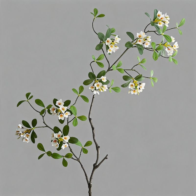 Künstliche Plumerias (Frangipani) – 115 cm, Seidenblüten, 9 Blüten pro Stiel – Hochwertige Dekoration für Hochzeiten, Hotels, Innenräume