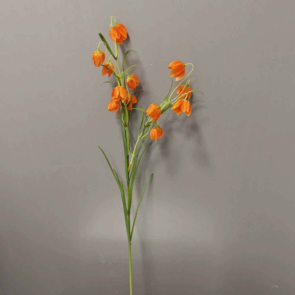 Künstliche Kaiserkrone (Fritillaria), 90 cm, Seidenstoff, weiß-grün, für Zuhause, Hotel, Hochzeit, Schaufensterdekoration