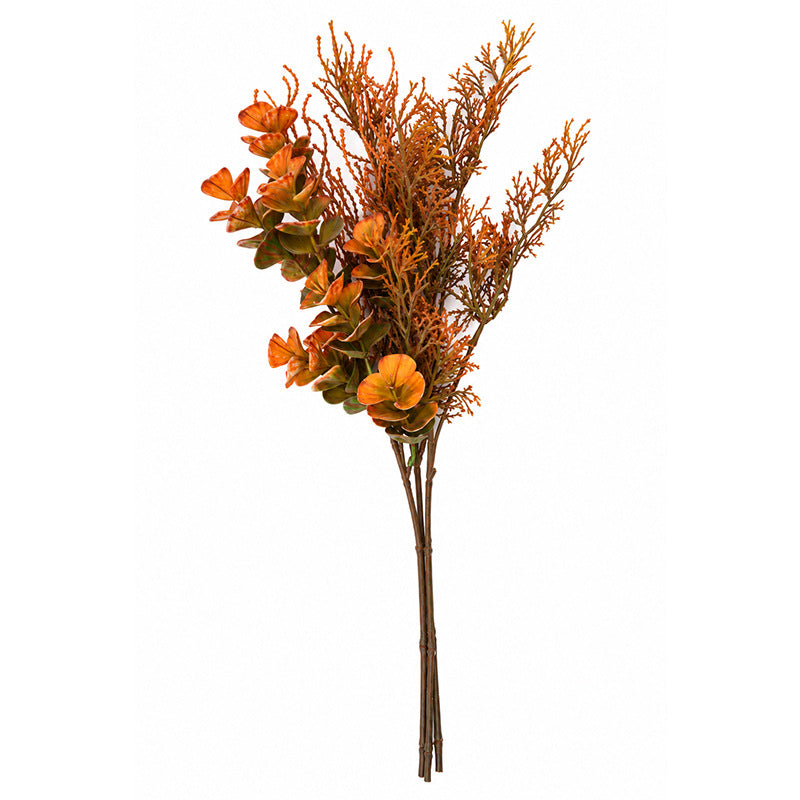 Eukalyptus-Blatt-Busch 53 cm, künstlich, Hochzeitsdeko, Event, Hotel, Laden, Grabschmuck, ganzjährig, allergenfrei